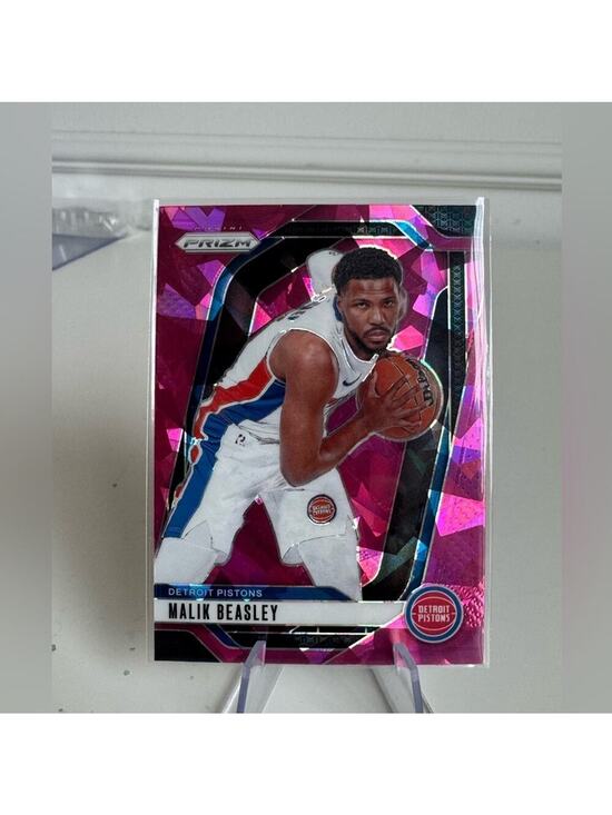Panini Other - 2024 2025 Panini Prizm Malik Beasley Pink Cracked Ice Prizm. Mint condition